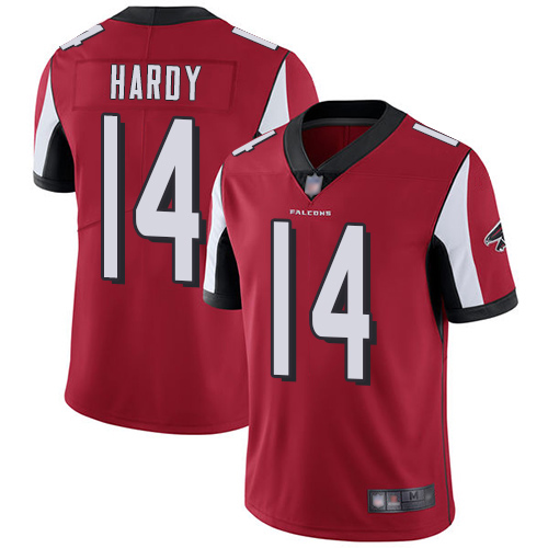 Atlanta Falcons Limited Red Men Justin Hardy Home Jersey NFL Football #14 Vapor Untouchable